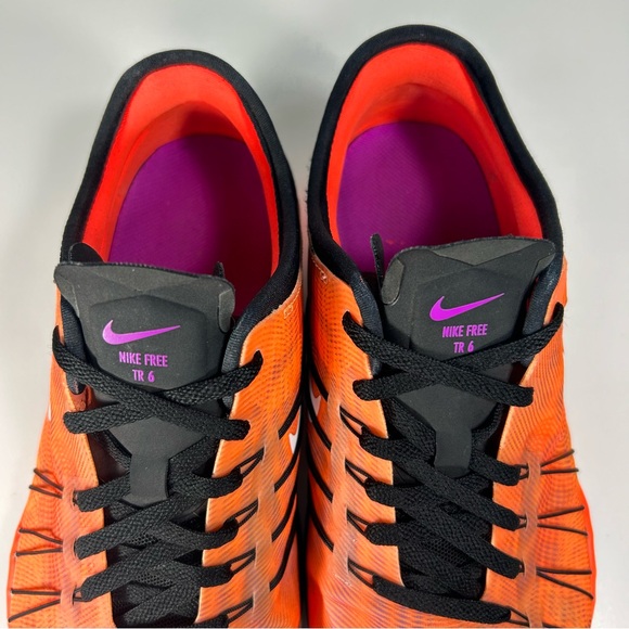Nike Free TR 6 Running Shoes Orange Black  Athletic 833424-004; Women’s Size 7.5 - Picture 12 of 15